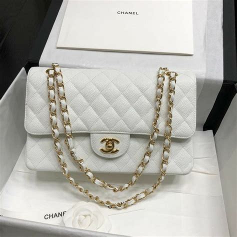 chanel white bags|chanel white bag 2020.